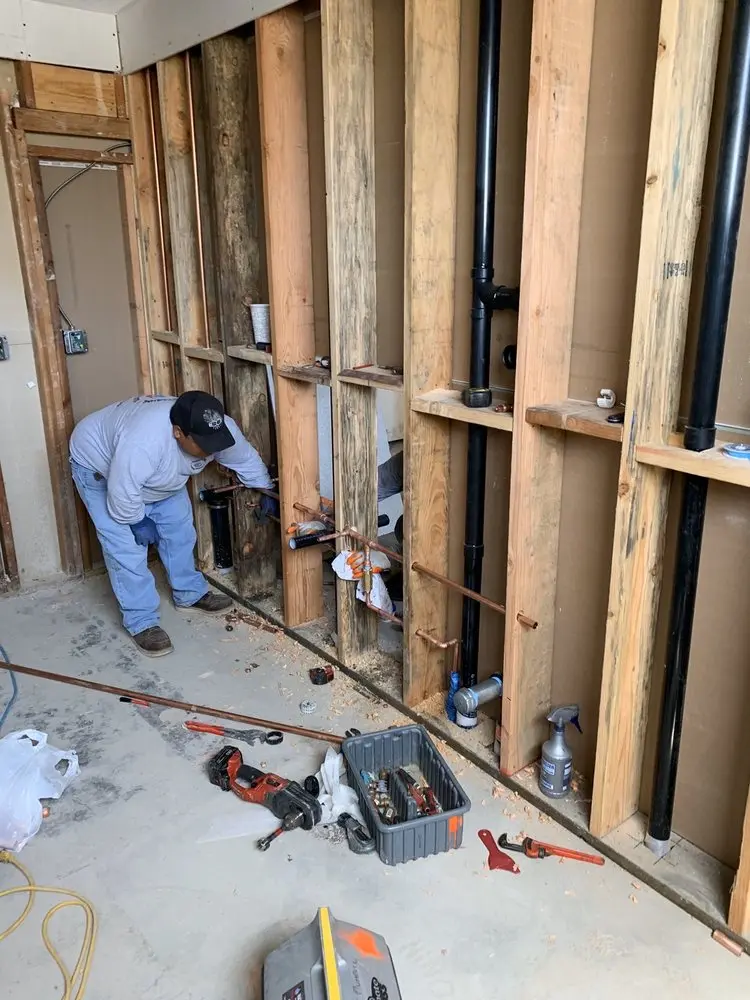Commercial rough-in plumbing for Water Heater Replacement in Live Oak Park